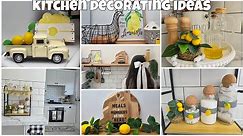 kitchen Decorate With Me||Summer Kitchen Decore Ideas||Farmhouse||@bushrassimplelife