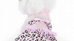 CuteBone One Piece Dog Bikini Swimsuit Dress Puppy Bathing Suit Costume for Small Dogs Pet Clothes LTDB02S