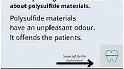Polysulfide materials #masterdentistry