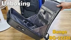Unboxing Bag Anti theft Plastic Hard Shell Laptop Briefcase Lock Backpack Bange BG-22201