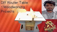 DIY Router Table - Woodworking Projects#woodworking #diy @RehmanBoota