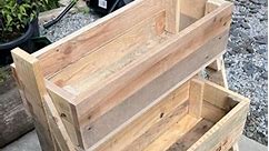 Another really simple build... This one being a 3-tiered planter/herb box all made from pallet wood. I'll finish this off by burning the wood and giving it a coat of oil. #palletwoodprojects #planter #planterbox #gardendesign #simplebuild #pipe_n_pallet #plantbox #funbuild #enjoylife | PipenPallet