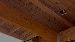 Wood ceiling installation #carpentry #contractor #constructionlife #woodworking #jobsite #constructiontips #homeimprovement #TrendTok #knightbrothersconstruction