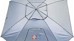Rio Beach 8' UPF 50+ Total Sun Block Extreme Shade Beach Umbrella and Portable Sports Canopy and Shade Shelter