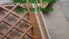how to assemble a wine rack from start to finish
