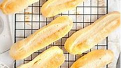 🌭 HOMEMADE HOT DOG BUNS 🌭 Ditch the dry, flavorless store-bought hot dog buns! These hand-rolled brioche hot dog buns are tender, soft baked, and emerge from the oven shiny and golden brown. The secret to getting perfect texture? It’s the addition of an extra egg yolk and a touch of milk powder to the dough! ⁠ ⁠ 🔗: Find the full hot dog buns recipe at the link in my bio (@the.practical.kitchen) or on ThePracticalKitchen.com!⁠ ⁠ https://thepracticalkitchen.com/brioche-hot-dog-buns/ | The Pract