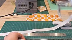 Showing a bit behind the scenes making an A4 notebook pen holder/bookmark. Love this Halloween material and if you're forever losing your pens then this could be a perfect solution! #fabricpenholderpocket #fabricpenholder #fabricbookmark #notebookbookmark #a4notebook #handmadegiftsforher #sewing #smallbusinessowneruk #handmadebusiness #ilovewhatido #imadeit #imadethis #sewingdiy #handmadegifts #sewingforyoupage | Resin & Stitched Creations
