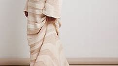 Knitted Loose Maxi Dress Beige