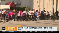 North Miami Haitian Heritage Month Committee hosts tri-city bike ride