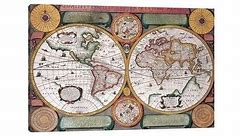 iCanvas "Antique Map, Terre Universelle, 1594" by Unknown Artist Canvas Print - Bed Bath & Beyond - 10067234