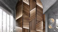 Contemporary Wood Wall Panels. Custom individual Led staggered panels. Wood You? . . . #walldesign#wallpanelling #woodpanels#wooddesign #contemporaryinteriors #contemporarydesign #interiordesigner#interiordesign #torontodesigners#thedoorboutique #luxuryinteriors#luxuryhomes #customhome#modernhouse #architecturetoday #architectureminimal #interiorarchitectureanddesign | The Door Boutique & Hardware