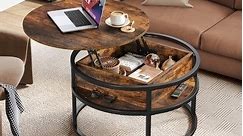 Moasis Round Lift Top Coffee Table with Hidden Storage - Bed Bath & Beyond - 38362050