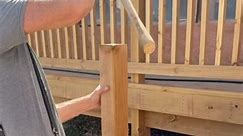 🔨Deck Stair Railing Installation! #construction #contractor #deck #framing #carpenter #carpentry viral #reel #reels #reelsviralシ #reelsfypシ #reel2024 #usareels #reelsfacebook #reelsvideoシ #usa #fyp #usatools #foryoupage #foryou #tools | Mathison