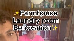 Day 2 of the laundry 🧺 room... - That Homesteading Mama