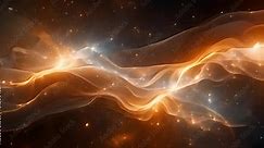Interwoven Cosmic Nebulae: Symbolizing Eternal Love in Space. Concept Cosmic Love, Nebula Art, Eternal Bond, Space Romance, Celestial Union