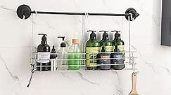 Rotatable Hanging Shower Caddy Bathroom Inside Shower Rack Storage Shampoo Bracket,304 Stainless Steel Rustproof(2Pack Single-Layer)