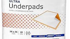 McKesson Ultra Underpads, Adult Incontinence Bed Pads, Chux, Disposable, Heavy Absorbency, 30 in x 36 in, 60 Count