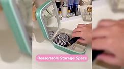 Travel Makeup Bag With Led Mirror, LED Makeup Bag, Travel Makeup Case with Led Mirror, Small Makeup Organizer With Light, Portable Makeup Box with Mirror and Light, Gift For Girl & Women (A Type)