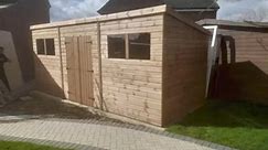 ❌ MAY SPECIAL OFFER, £100 OFF SELECTED SHEDS ❌ 16x8 now £1700 16x10 now £1850 20x8 now £2050 20x10 now £2350 Other sizes available!!! pent or an pex style roof Double doors and windows positioned where you require. 3X2 framed with an inch thick rough sawn panelled floor and tongued and grooved roof. We can deliver within 2-3 weeks nationally, depending on postcode there may be a delivery charge. If you require any further information please do not hesitate to contact us on 01302822415 #workshops