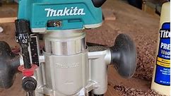 Makita Cordless 18V Router W/The Plunge Base = WOW...!