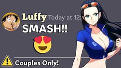 If Luffy and Nami joined Only Couples Discord Server...