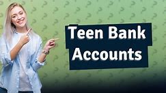 Can a 14 year old have a bank account?