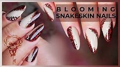 💅🐍Blooming Snake Skin Effect on Fay🐍💅