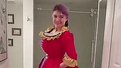 The bouncy Georgian Wonder Woman gown... - Chimera Costumes