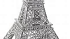 Eiffel Tower Decor for Cake Topper 7 Inch Alloy Metal Gifts Collectible Figurine for Paris Eiffel Tower Party Decoration,Home Decoration and Cake Topper Decoration