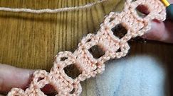 Crochet clothes hanger bag handle jewelry knitting model