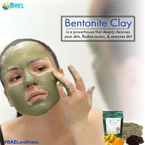 Thank u so much for this. 🌿Using bentonite clay face mask can help remove impurities ...