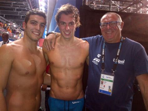 Italy's gregorio paltrinieri and compatriot gabriele detti bump fists before competing in the men's 800m freestyle final of the 32nd len european swimming championships on august 22, 2014 in berlin. Campione dell'anno: Gregorio sul podio ideale | Questione ...