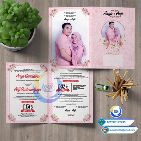 Download 100 Download Template Desain Undangan Pernikahan Custome Elegan Cdr | Kumpulan Tutorial