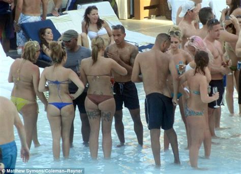 'i saw who broke into the flat,' mrs reeves told the police. Theo Walcott enjoys a pool party with bikini-clad girls on ...
