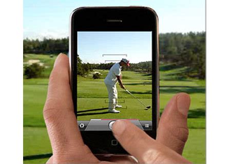 The system is a combination of a small sensor that is attached to your glove, and a free mobile app (android, or ios). iSwing - Golf Swing Analyzer iPhone App unfurled ...