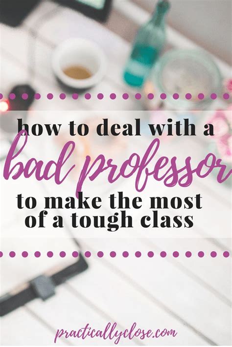 You'll need to build a reputation. How to Deal with a Bad Professor | Scholarships for ...