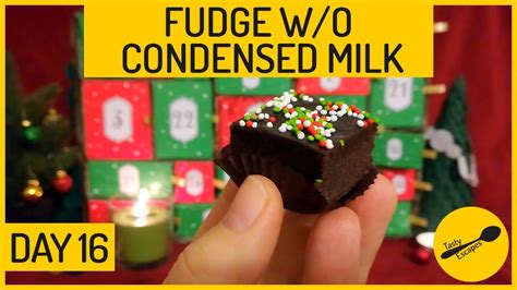 Pour the hot milk over the chocolate in the blender and allow it to sit for 30 seconds. Chocolate Fudge without Condensed Milk | Day 16 | Tasty ...