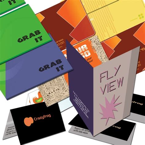Folded business cards are one of the most versatile marketing tools for any business. Folded Business Cards
