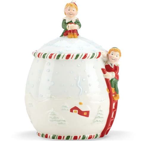 Whenever i think of christmas cookies, gingerbread cookies come to mind first. Kathy Ireland Christmas Treat Jar By Lenox | Christmas ...