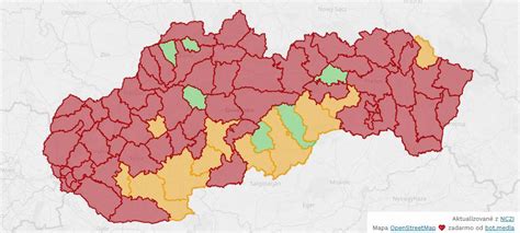 Prehľdná interaktívna mapa s obmedzeniami pri ceste zo slovenska do zahraničia. Covid semafor: Okres Piešťany je červený | Z Piešťan