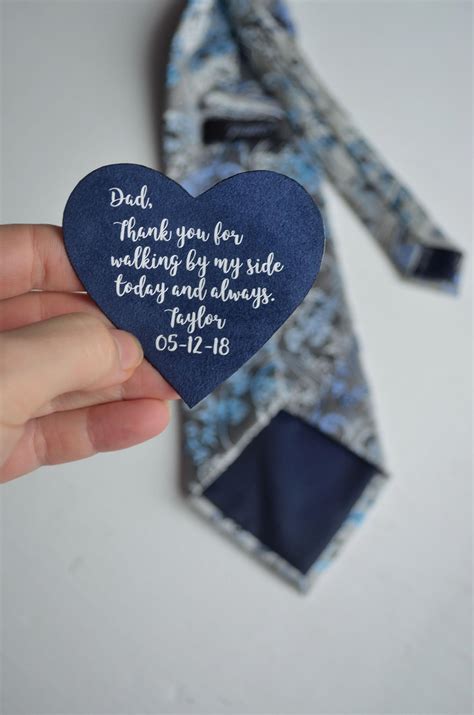 Not sure what to get the man who raised your partner? Wedding gifts for dad tie patch birthday gift from ...