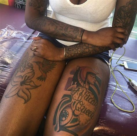 Creating dynamic tattoos for dark skin can be a challenge. Like what you see? Follow me for more Pinterest ...