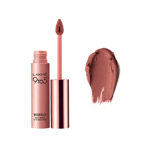 Chocolate mousse is made with raw. Lakme 9 To 5 Weightless Matte Mousse Lip & Cheek Color ...