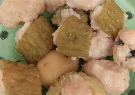 Resep dan panduan membuat siomay ikan tenggiri bahan siomay : Resep Siomay ikan tenggiri oleh retno dewati - Cookpad