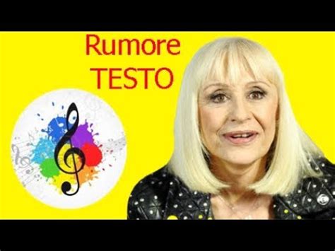 A dare l'annuncio è stato il compagno sergio japino all'ansa. Raffaella Carrà-Rumore (testo in italiano) - YouTube