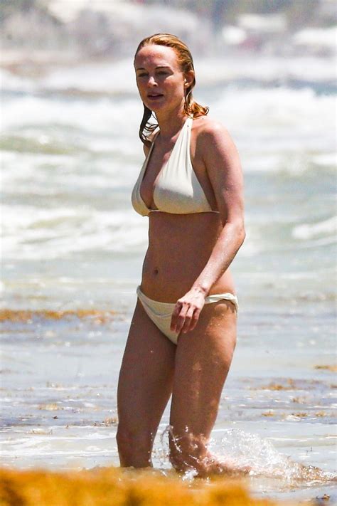 Heather graham, jennifer coolidge, matthew settle, amber heard. HEATHER GRAHAM in Bikini on Vacation in Mexico 05/08/2019 ...