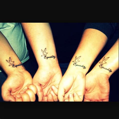 It represents unity and love. matching tattoos (With images) | Tattoos, Family tattoos ...