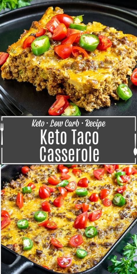 I also added a can of drained & rinsed black beans. Keto Taco Casserole is filled with Tex-Mex spices, ground beef, salsa, and lots of cheese. It's ...