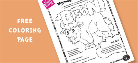 So, it it understandable that animals coloring pages can be a deadly combination. Bison Coloring Page | WY Quality Counts