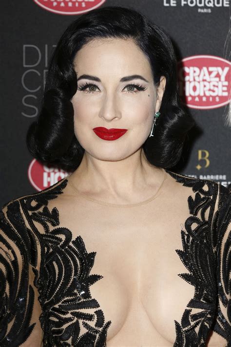 If i am spending the entire day at home i will probably just slather my lips in a lip moisturizer. Dita Von Teese - Dita Von Teese's Crazy Show Opening Night ...